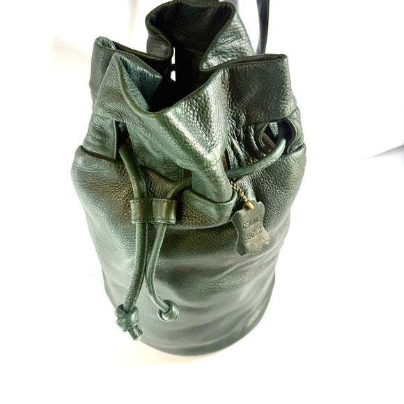 Green Leather Shoulder Bag - Picture 2 of 12